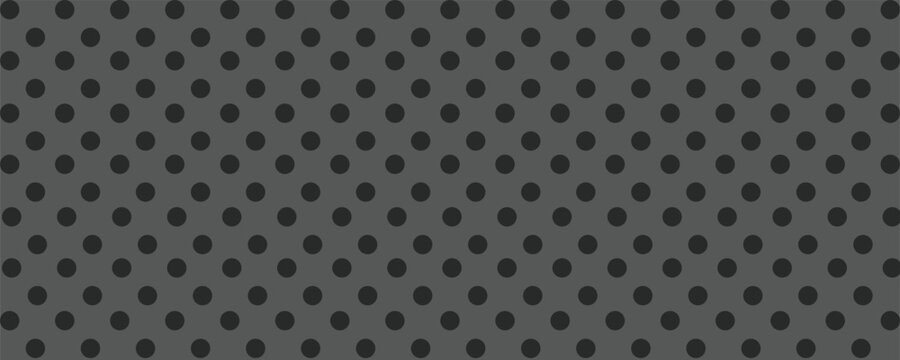 Pegboard peg board gray wall with circle dots, holes in geometric grid pattern. Perforated panel for hooks, diy construction. vector