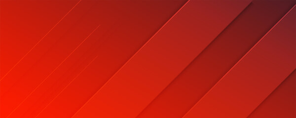 Fototapeta premium Minimalist elegant red gradient background for presentation or banner design.