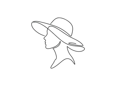 Woman wearing hat