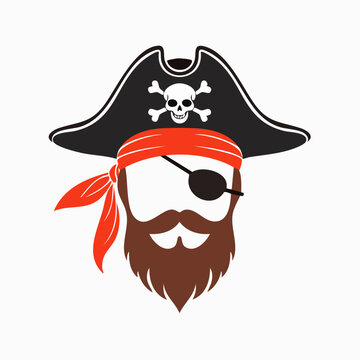 Pirate with Eyepatch and Beard