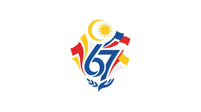 Malaysia 67th Independence Day Celebration Emblem