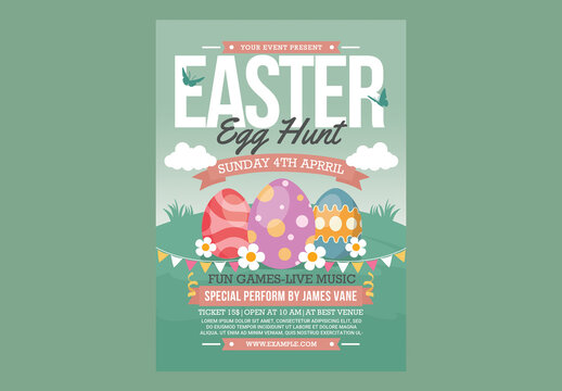 Easter Egg Hunt Flyer