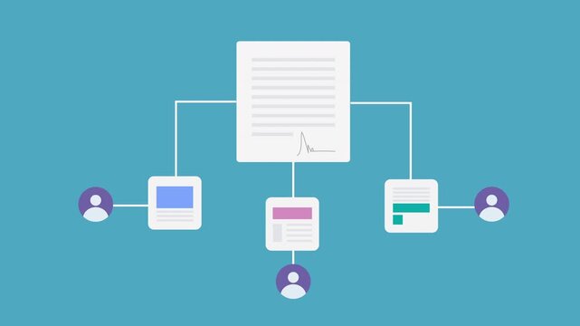 Creating content for targeting specific audience, Personalized content marketing 2d animation with alpha matte