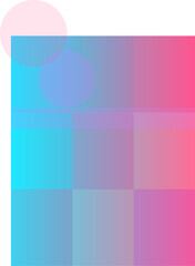 Obraz premium Abstract Geometric Background Set with Blue Pink and Pastel Color Gradients Template Panels for Creative Brochures