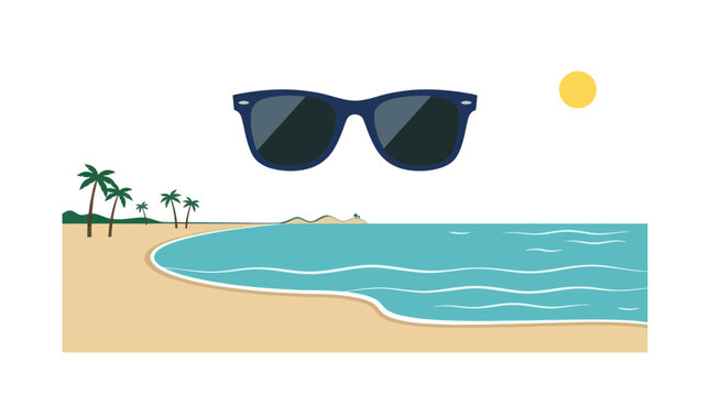 Sunglasses for Summer Beach Vacation.