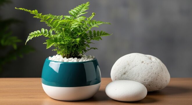 Indoor fern tree for home office table or balcony decor a stylish tob tree accent