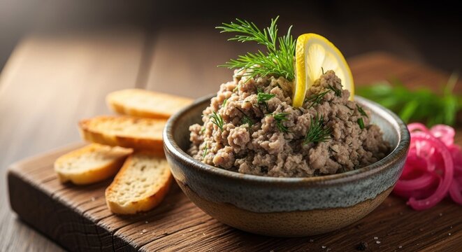 A bowl of meat p