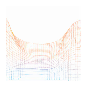 Minimalist geometric line art pattern