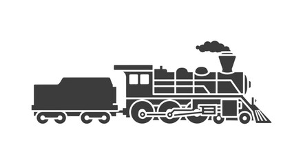 Vintage Steam Locomotive Train Engine. © Yakup