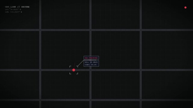 OSINT Military Drone Tracking UI Dashboard Interface