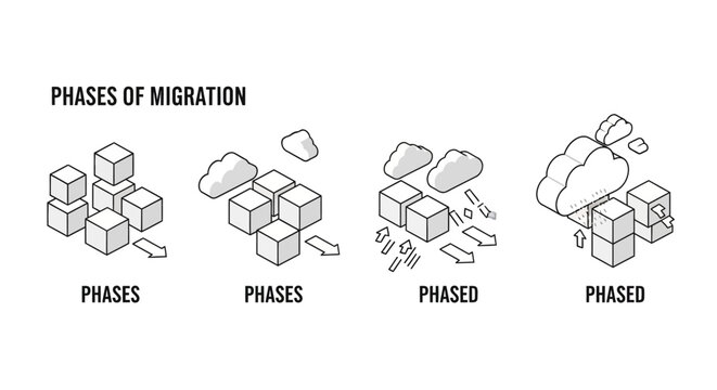 Phases of data migration process.