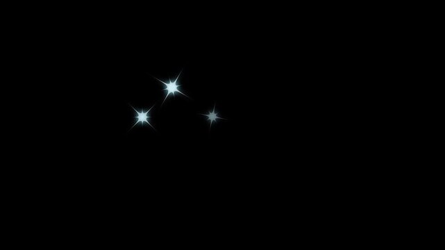 4K Glowing white star glitter burst, magical fairy star sparkle animation, shimmering particles and twinkling stars explosion, elegant fantasy doodle star blink unstable effect on black background.