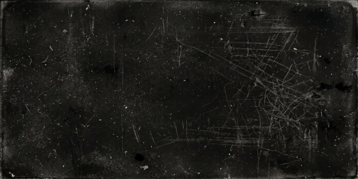 Spider on web on window dark grunge texture background, old dirty scratched rainy glass pattern wallpaper surface, vintage rough black gray design backdrop