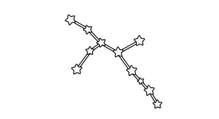Constellation Taurus Star Pattern Outline © Ahmed