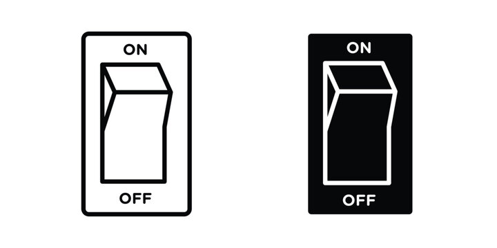 Switch icon fill and line concepts