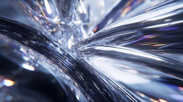 ray tracing reflections, low angle perspective, vray render, Holographic Liquid Chrome concept, octane render quality, complex geometry, shallow depth of field, ultra-high definition, anti-aliasing,