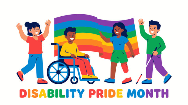 Celebrating Disability Pride Month with a Diverse Group