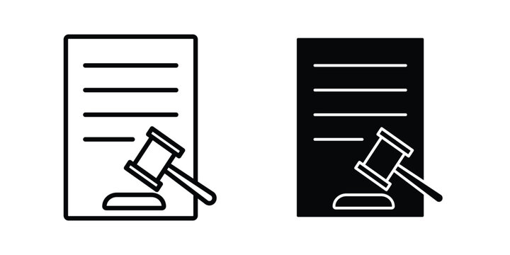 Corporative law icon