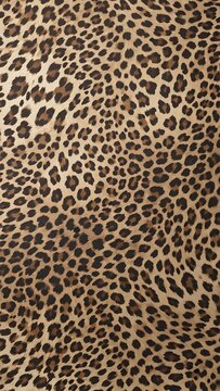 Leopard Print Seamless Pattern Background.
