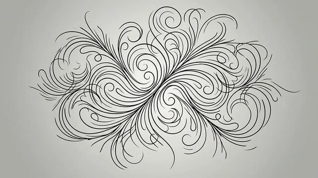 Close-up of Fine Black Ink Lines on Light Background