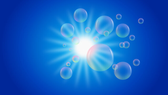Bubbles in the air