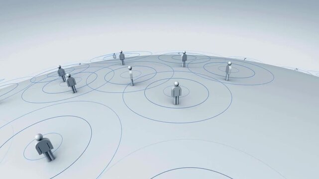 connection people animation
