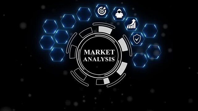 Market analysis rules policy law. Business, Technology, Internet and network concept. 4k digital animation video..