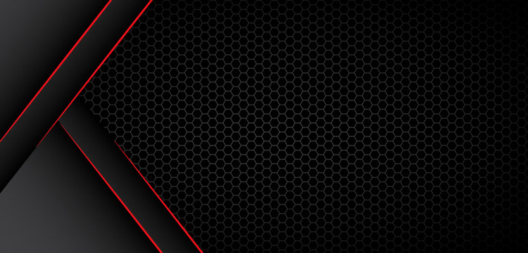Futuristic luxury abstract backdrop with metallic textures, overlapping elements, and red illuminated details. Suitable for technology companies, gaming visuals, and professional presentations.