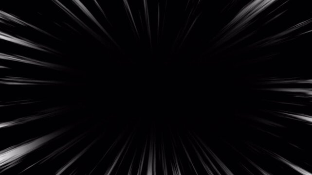 Anime Speed Line Animation Loop for Manga Style Focus Background 4k video animation seamless loop