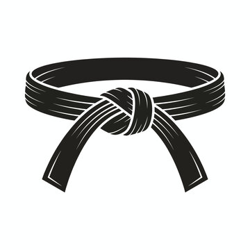 The iconic black belt, a powerful emblem of advanced proficiency and commitment in traditional martial arts