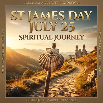 St James Day, spiritual journey, pilgrimage, July 25, inspirational landscape