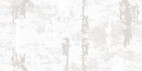 Abstract light grey and white vertical camouflage grunge texture background. Subtle distressed pattern background with paint splatters effect for wallpaper, banner, or fabric design. © jamal