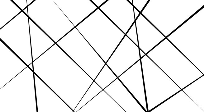 Abstract art background white color with black lines. Backdrop with fluorescent light. Stripe geometric pattern. Modern graphic design with futuristic element.