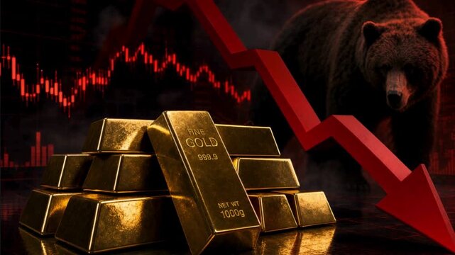 Falling gold prices