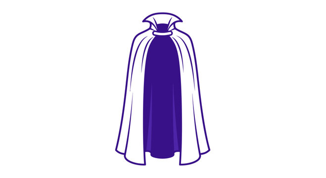 Dramatic Dark Cape for Costume or Fantasy Concept