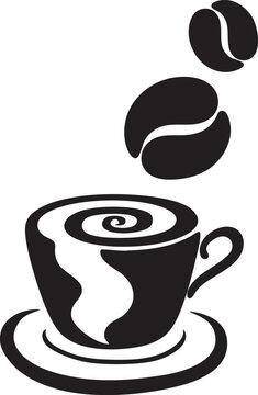 Coffee Cafe Logo, Coffee Variety shape