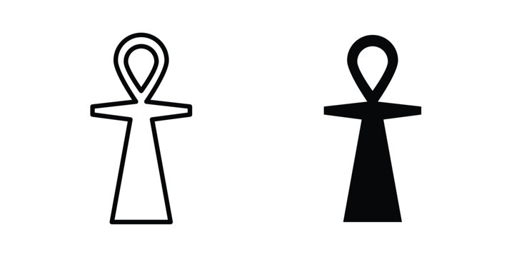 Ankh icon. Symbols for Graphic Designs