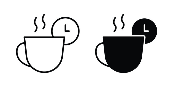 Break icon. Symbols for Graphic Designs