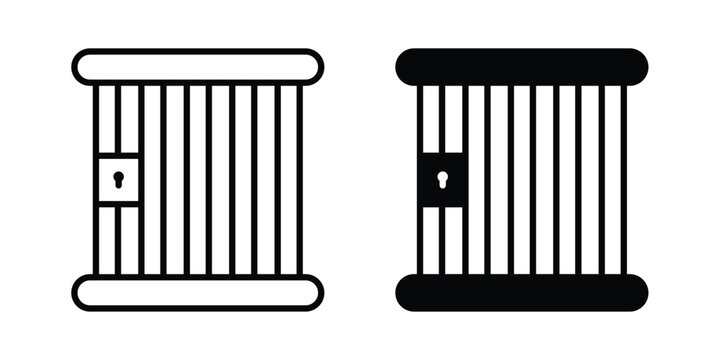 Jail icon. Symbols for Graphic Designs