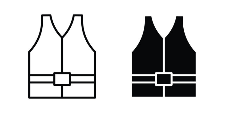 Lifejacket icon. Symbols for Graphic Designs