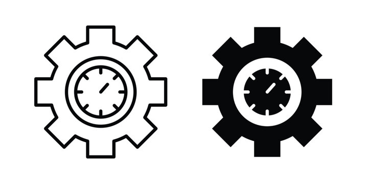 Productivity icon. Symbols for Graphic Designs
