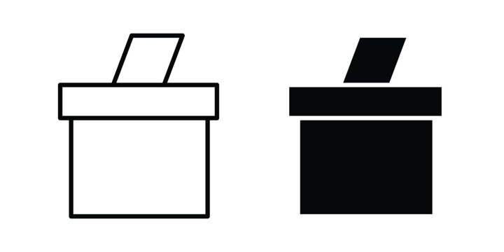 voting ballot icon. Symbols for Graphic Designs