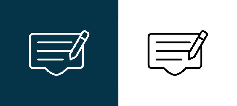 Monochrome line icon pair in black and white, editable stroke vector illustration for web, mobile apps, UI design, branding, and print from Customer Support