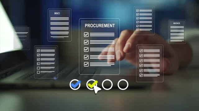 Procurement workflow documentation and efficiency in acquiring services. Includes contracts, purchase orders, bids,compliance records, helping organizations track costs.