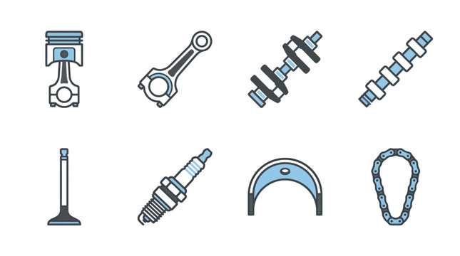 Mechanical parts and tools collection 1.