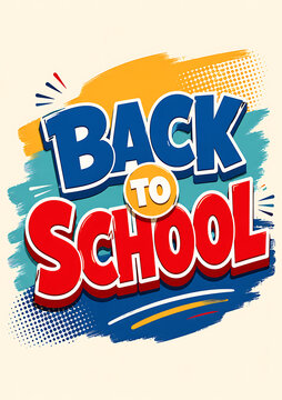 Back to school colorful vector banner and Back to School 2026, Back to School Poster Design 2026, School Admission