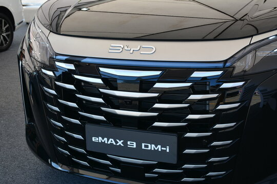 Byd emax 9 at Autofocus test drive festival in Pasay, Philippines