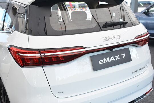 Byd emax 7 at Autofocus test drive festival in Pasay, Philippines