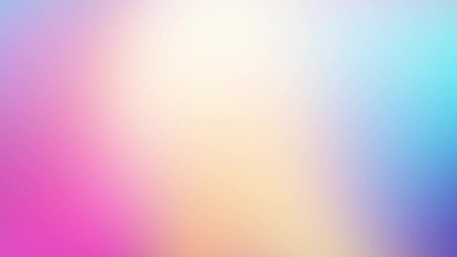 vibrant soft pink, pale blue, and white abstract gradient loop. beautiful light moving holographic background for luxury studio branding, creative promos, and video text overlays