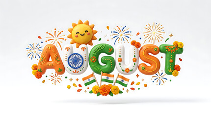 Fototapeta premium Festive celebration theme with colorful decorations and cheerful symbols representing India and the arrival of spring or a